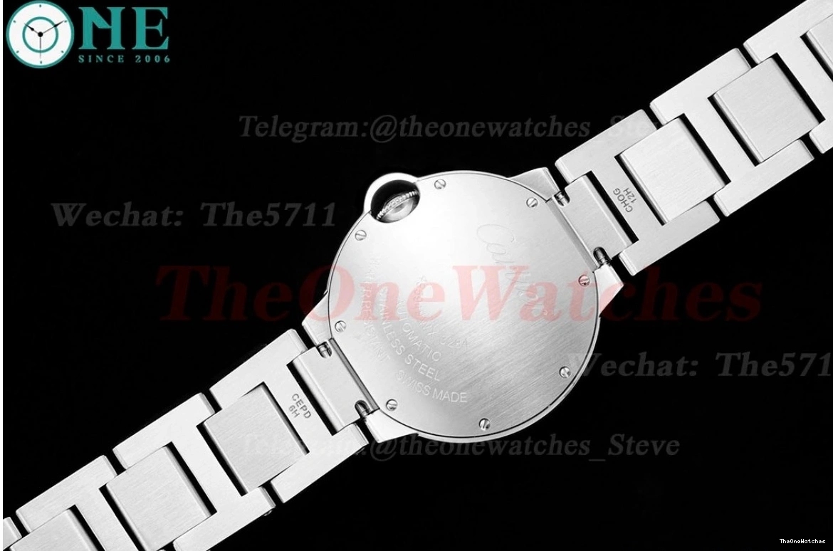 AF NH05 SS De Ballon SS Bleu Cartier 36mm Dia White 0509